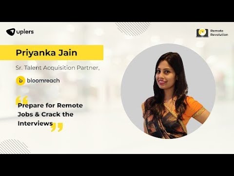 How to Prepare for Remote Jobs? Ft. Priyanka Jain, Bloomreach
